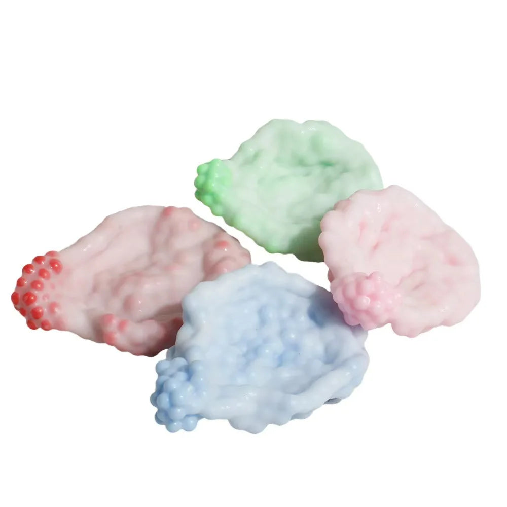 Shapeable Vacuum Squishies Sand Ball Grape Stress Ball Stress Relief Noisy Ball Desktop Squeezing Soothing Toy Birthday Gift
