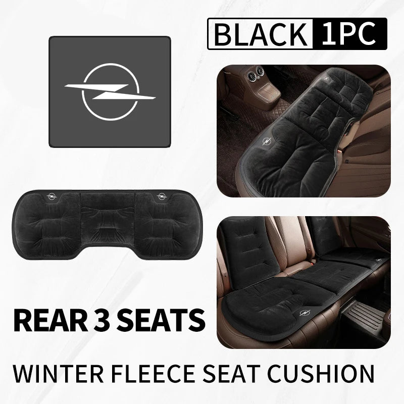 Car Seat Front Rear Winter Warm Comfort Velvet Cushion Accessories For Opel Astra G J H Insignia Zafira Corsa D C Vectra Vivaro