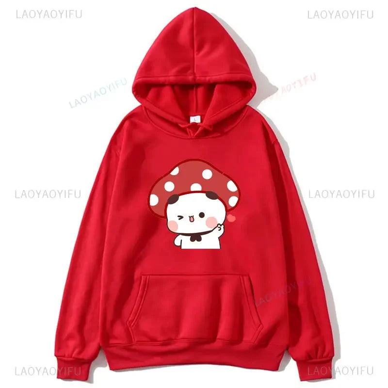 Couple Hoodies Bubu Dudu hoodie Sweatshirt Cartoon Kawaii Print Pullover Harajuku Men Women Sudaderas warm fleece hooded