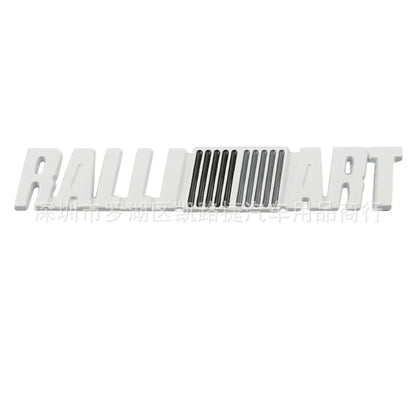 Car Metal Logo Emblem Badge Body Stickers For Mitsubishi RALLIART pajero l200 evo lancer х outlander asx xforce Grandis Eclipse
