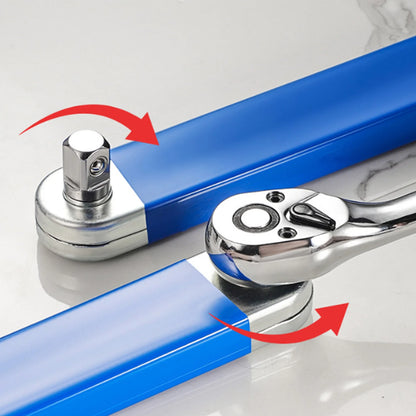2-in-1 Multi-Functional Extension Wrench with Ratchet Non-Slip Metal Industrial Tool Set Wrench Tool Wrench Connector