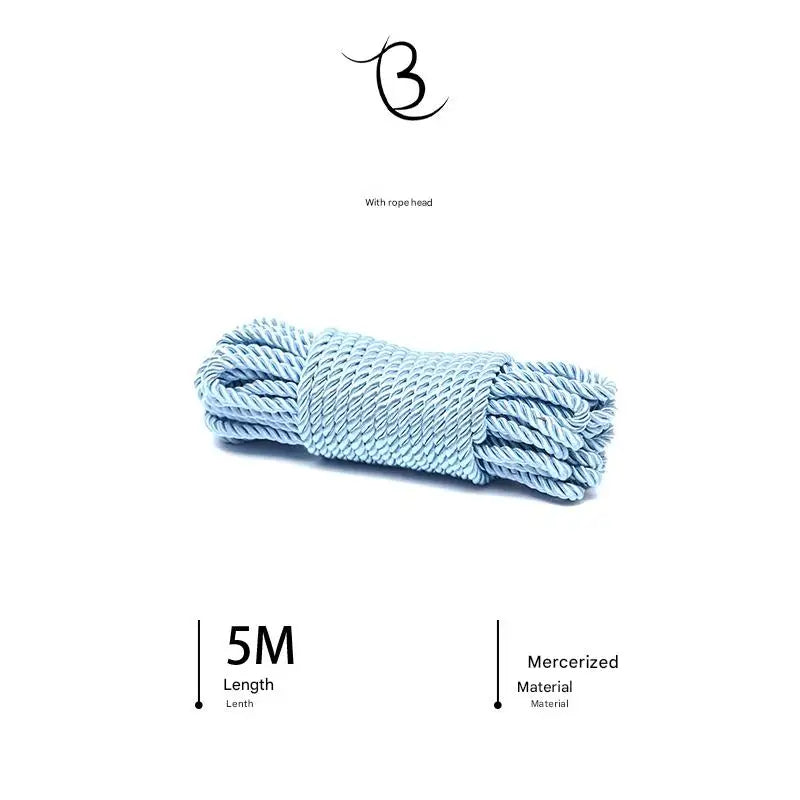 10m Shibari Bondage Rope,Soft Jute for Japanese Rope Art,Skin-Friendly for Beginners,Natural Color Skin-Safe Jute Couples Play