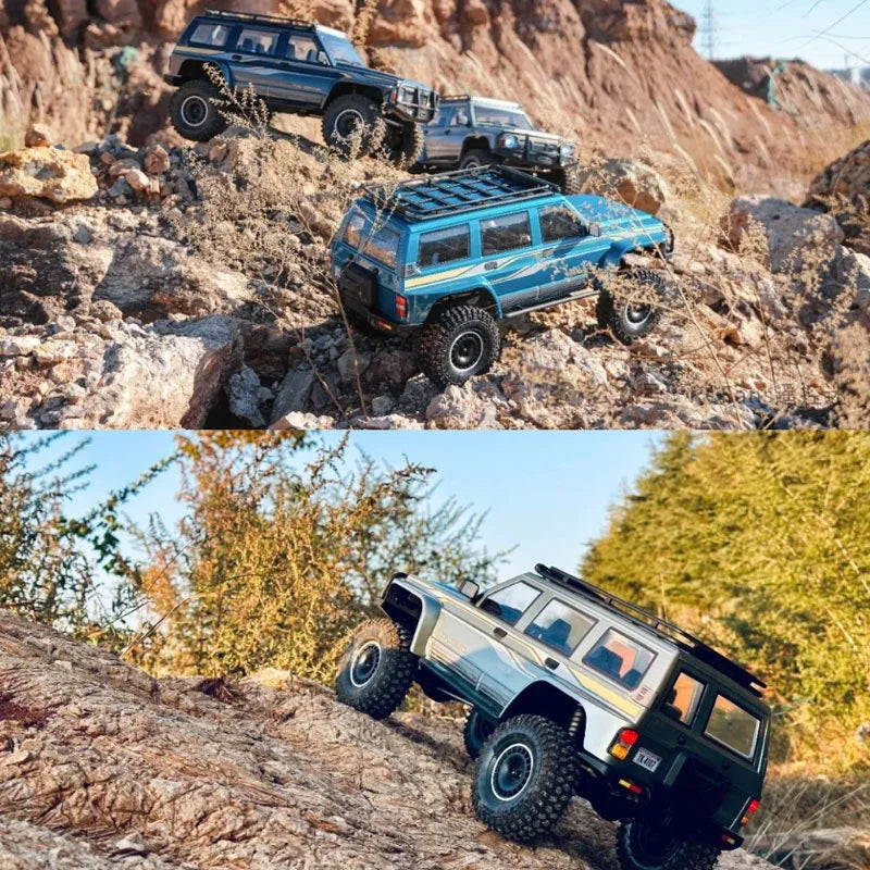 Yikong Yk4107/Pro 1/10 4WD RC Car Simulation Tule Remote Control Brushless Differential Lock Climbing Off-Road Vehicle Model Toy