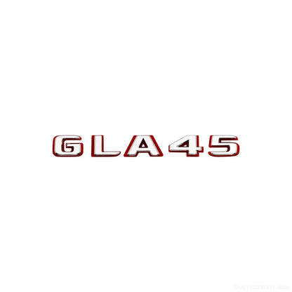 2024 New style Two tone Letters Numbers GLA35 GLA45 GLA45S Turbo 4matic+ for Car Fender Trunk Rear X156 Sticke