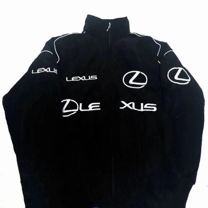 Lexus High-End Embroidered Cotton Jacket F1 Racing Motorcycle Warm Riding Jacket 4S Store Customized Workwear