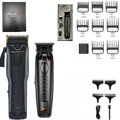 2024 New Babymodel PRO Professional Hair Clipper Trimmer Shaver Set 7500RPM DLC Alloy Blade Professional Hair Trimmer USB Socket