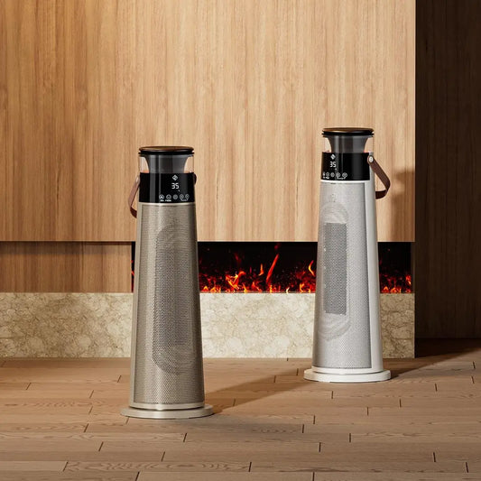 JIPIN 220V 3D Flame Negative Ion Humidification Intelligent Heater Graphene PTC Heating Electric Heaters
