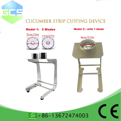 Manual Cucumber Strip Cutter Machine 304 stainless steel Eggplant slicer Carrot Strip Cutter for Sushi Shop