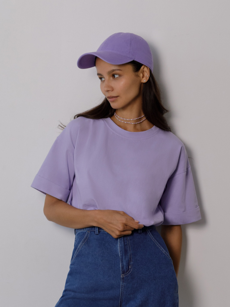 Bornladies 2025 Women's Summer 100% Cotton T-shirt Bottoming Basic Fashionable Solid Lady Short Sleeve Loose Tops Shirts