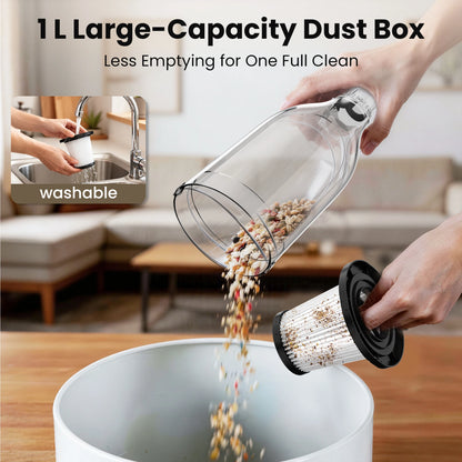 INSE R7 Corded Vacuum Cleaner 600W Powerful Handheld Stick Vacuum 3 in 1 Lightweight Vacuum Cleaners for Carpet Floor Pet Hair