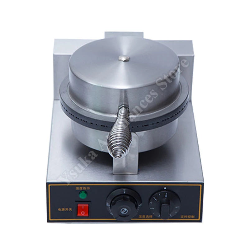 Crispy Ice Cream Cone Maker Commercial Ice Cream Waffle Cone Machine Wafer Biscuit Machine Automatic Egg Roll Making Machine