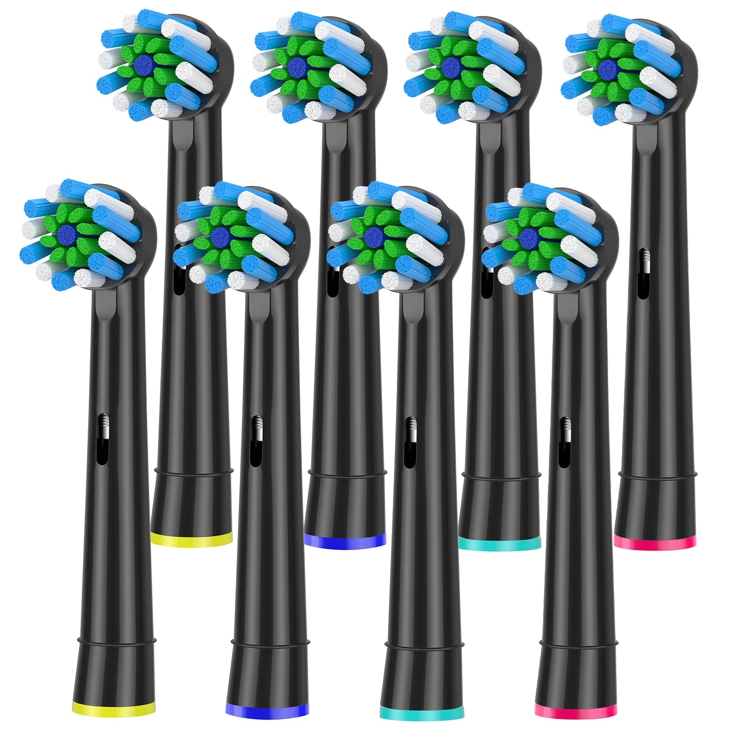 4-12pcs EB50 Cross Action Replacement Brush Heads For Oral B D12 D16 D100 3757 3709 pro3 pro1max electric toothbrush