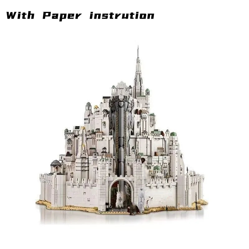Educational 2026 Assembly 8278pcs DIY  Building Blocks Suitable The City Capital Minas Tirith Model Gifts for Adults Toys A