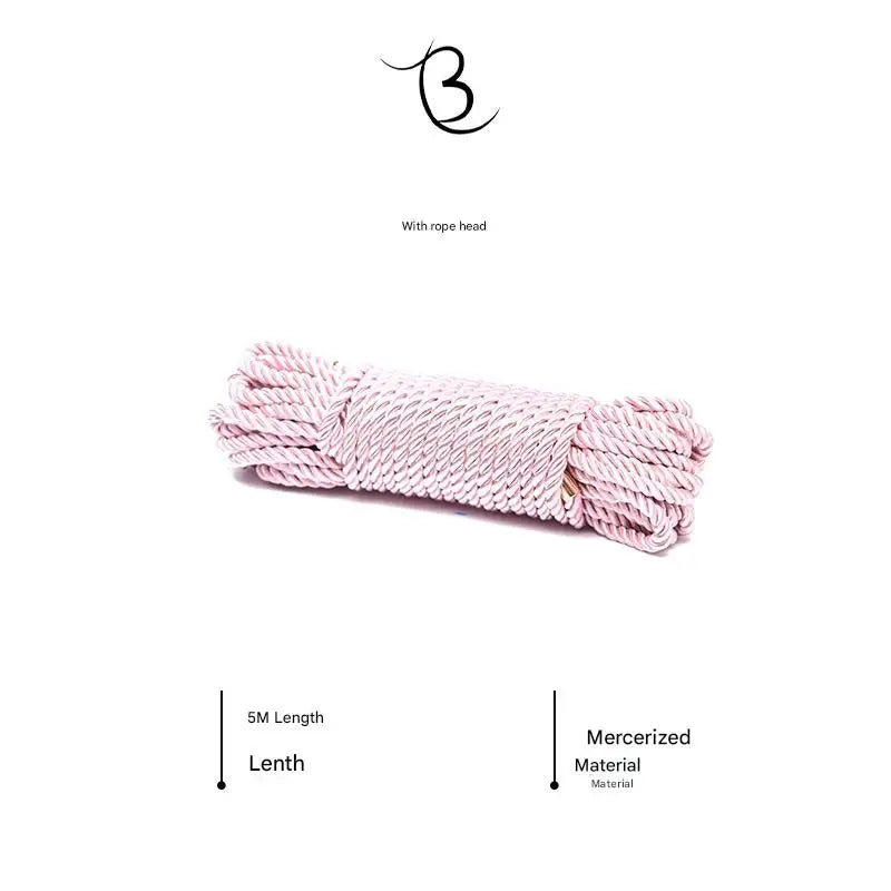 10m Shibari Bondage Rope,Soft Jute for Japanese Rope Art,Skin-Friendly for Beginners,Natural Color Skin-Safe Jute Couples Play