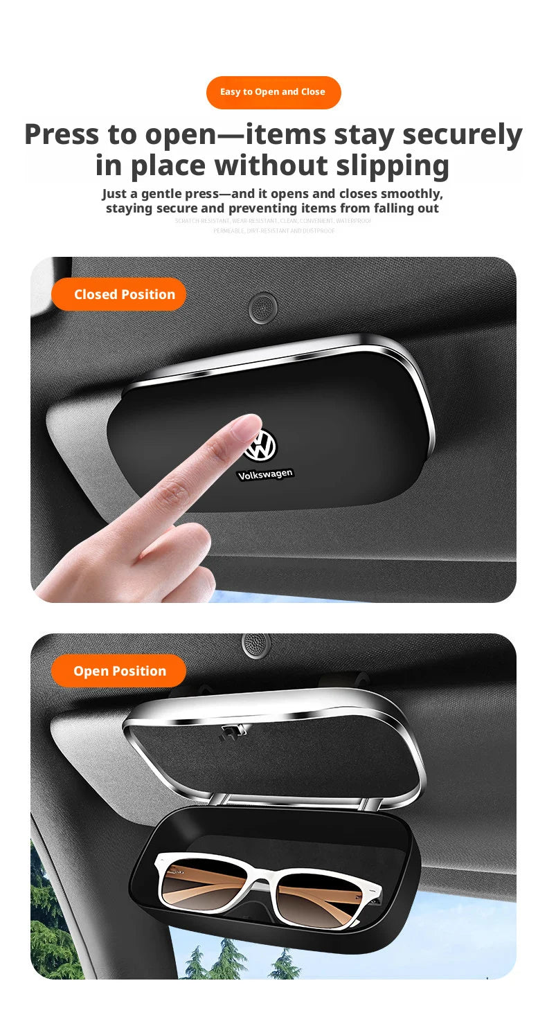 Compatible with Geely Galaxy L7 eyewear case L6/E5/Starship 7EMi car sunglasses holder, car sunshade storage box.