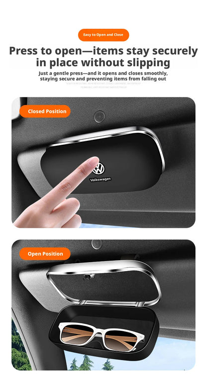 Compatible with Geely Galaxy L7 eyewear case L6/E5/Starship 7EMi car sunglasses holder, car sunshade storage box.