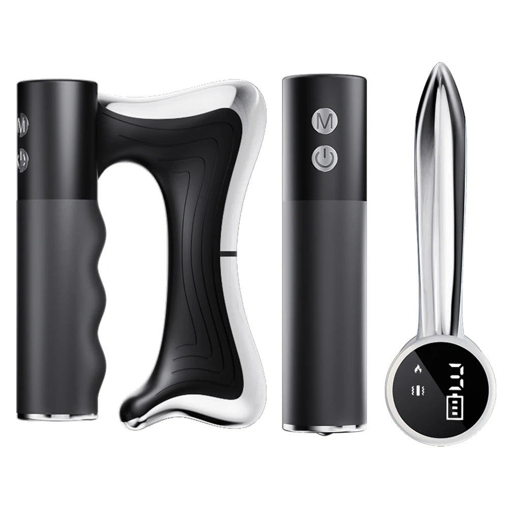 Electric Fascia Knife Vibration Body Massager 10500RPM high vibration massage Massager Body Lifting Blade Comb Massage Tool