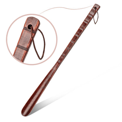 Long Handle Wooden Shoe Horn 55/70 CM Durable Flexible Shoe Lifter for Seniors Elderly People Shoe Spoon Home Tools Helper