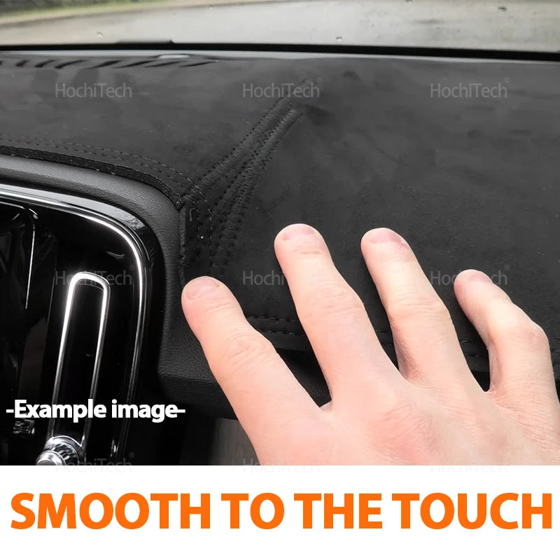 For Mercedes Benz E-Class W212 2010-2012 Car Dashmat Black/Brown Dashboard Cover Suede Leather Dash Mat Pad Sunshade Accessories
