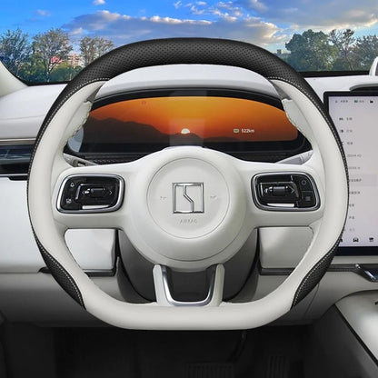 For Zeekr 7X 2024 2025 2026 Car Steering Wheel Cover Non-slip  Anti-scratch Protect Suitable for all seasons Interior Accessorie