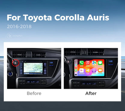 Ainavi Car Radio For Toyota Auris 2016 2017 2018 Corolla Altis Hybrid E170 E180 Carplay Android Auto Multimedia Player Stereo 4G