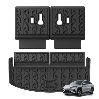 for BYD Atto 8/Sealion 8 2025 2026 7 Seats Rear Seat Backrest Protective Pad Car Interior Accessories Cargo Liner Trunk Mat
