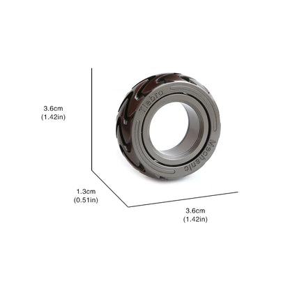 Ratchet Wheel Fidget Ring Mechanical Fidget Ratchet Ring Fidget Slider Adult EDC Fidget Toys ADHD Stress Relief Toys Adult Gift