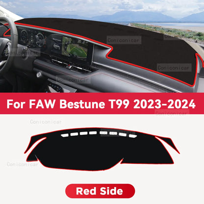 Dashboard Cover Mat Protective Pad  For FAW BESTUNE T99 2023 2024 Car Accessories Dash Board Sunshade Carpet Anti-UV Dashmat