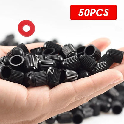 4-1000Pcs Car Tire Valve Caps High Quality Truck Motorcycle MTB Road Bicycle Tyre Rim Valve Stem Plastic Covers Car Accessories