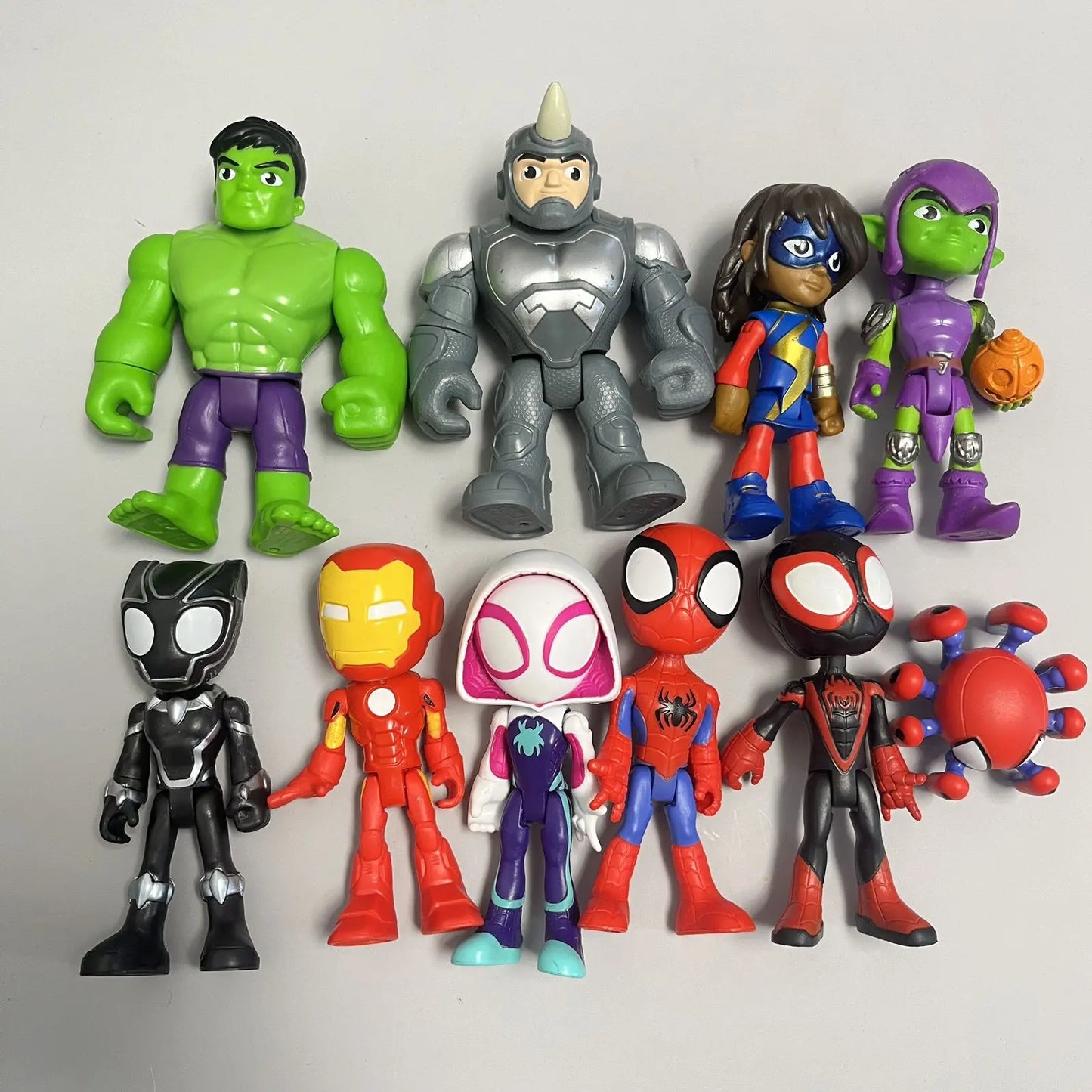 Spidey And His Amazing Friends Action Figures Anime Spiderman Legends Figurine Set For Kids Birthday Holiday Gift