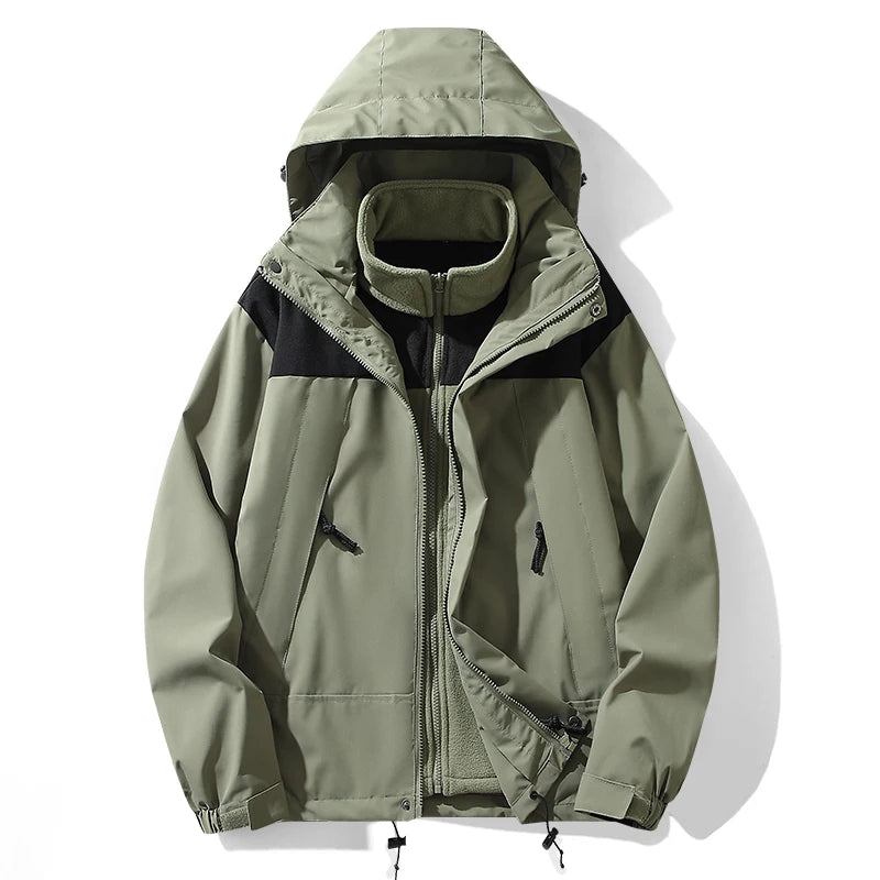 ARC Autumn and Winter Hardshell Jacket for Men and Women Simple Outdoor Sports Mountaineering Tourism Skiing Fashion Jacket