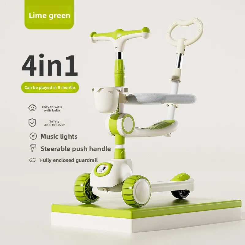 Scooter for children and scooter suitable for boys and girls, ideal for helping children develop their sense of balance