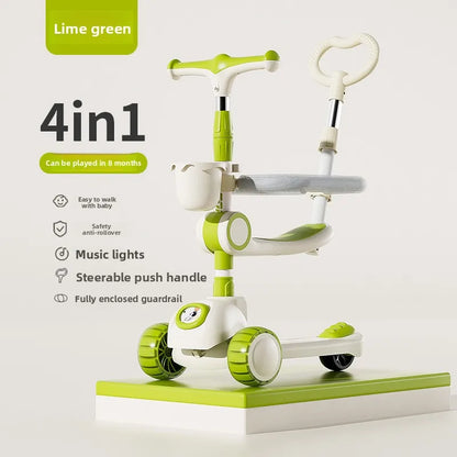 Scooter for children and scooter suitable for boys and girls, ideal for helping children develop their sense of balance