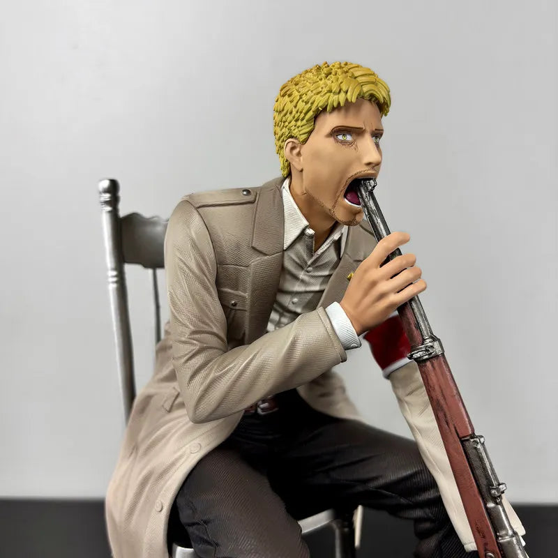 Attack On Titan Reiner Braun Figure, Anime Character Statue Model, Desktop Decor Collectible Gift For Anime Fans