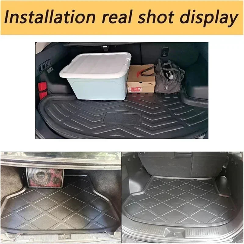 Car Rear Trunk Mat For Tesla Model 3 2019-IN 2025 2024 Waterproof Boot Luggage Tray Rug Floor Liner Pads Cargo Cover Accessories