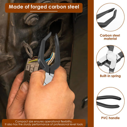 Professional Gasoline Pipe Joint Pliers Filter Caliper Oil Tubing Connector Disassembly Tools Removal Pliers Clamp Repair Tool
