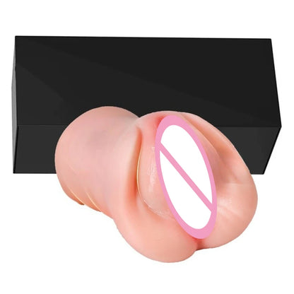 Silicone Masturbation Cup Realistic Artificial Vagina Male Masturbator Portable Pocket Pussy 3D Hip Model Adult Sex Toys for Men