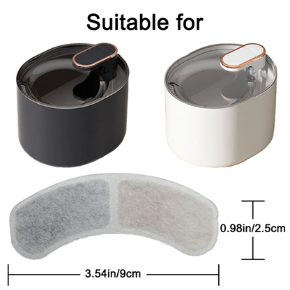 A98I-Pet Water Dispenser Filter Cartridge Set 12Pcs Cat Water Fountain Replacement Parts For Dog Feding And Drinking Supplies