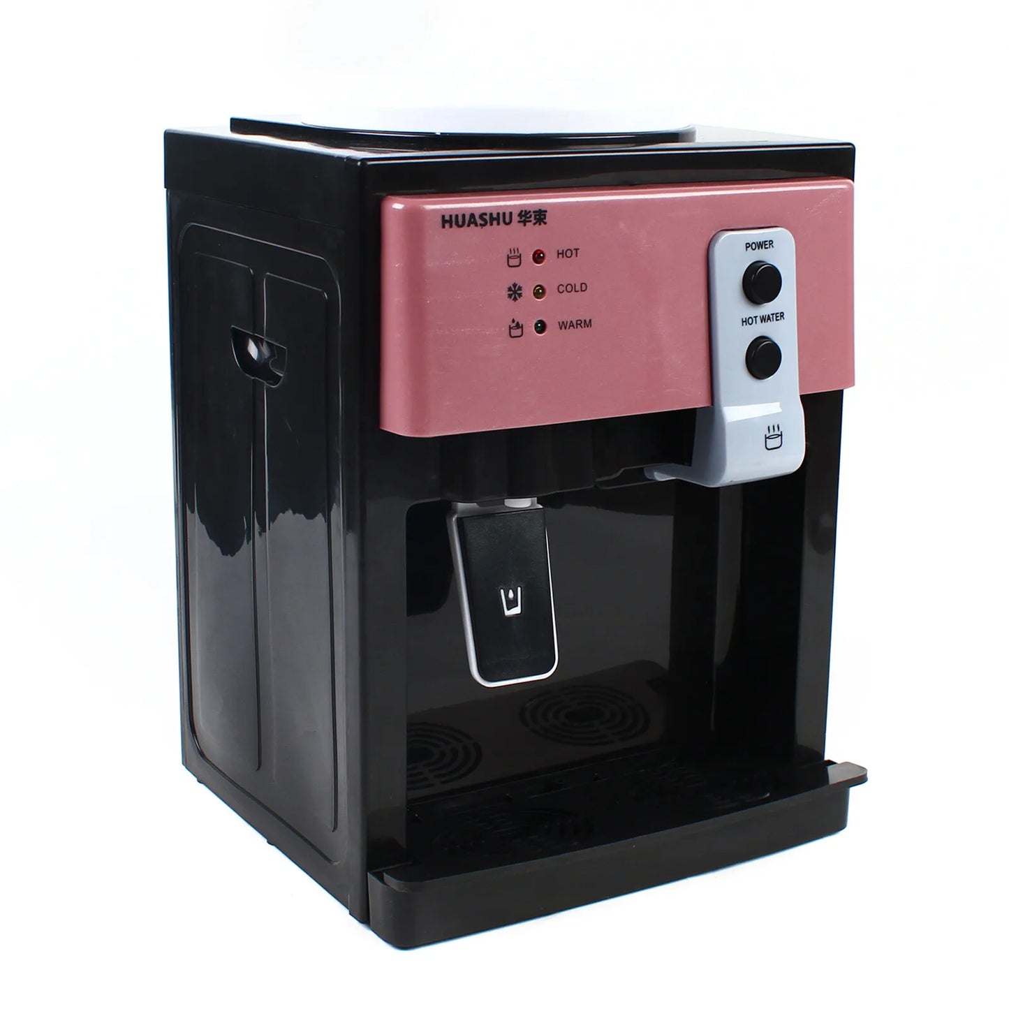 75W 5 Gallon Pink  Desktop Electric Hot Cold Water Dispenser Drinking Machine Top Loading Fit for Put 3.5l, 5l, 10l and 18.9l Bottled Water for Home and Office
