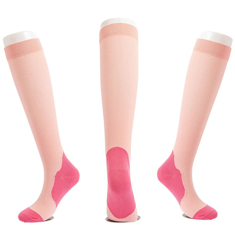 S-XXL Compression Socks Compression Socks for Varicose Vein Calf Riding Socks Stretch Open Toe Knee Socks