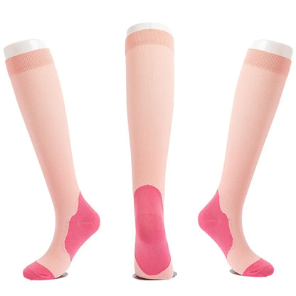 S-XXL Compression Socks Compression Socks for Varicose Vein Calf Riding Socks Stretch Open Toe Knee Socks