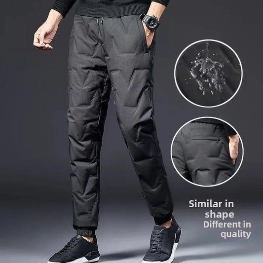 Thiened down Cotton Pants Winter Outdoor Men's Casual Trousers Windproof Warm Harlan Long Pants Other Sles Faionable
