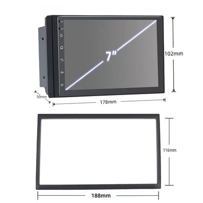 7''  For VW Polo MK4 2001-2007 Car Radio Stereo Android 15 Auto Navi CarPlay Wifi Rear Camera Head Unit GPS FM BT Google Map FM