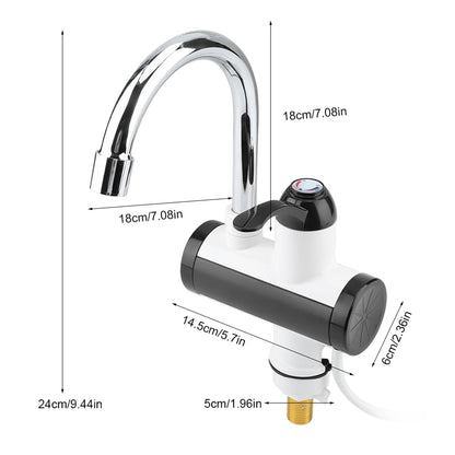 Faucet Instant Heating Faucet Instant Hot and Cold Water Dispenser Heater Heating Faucet Temperature Display Tempreature Faucet