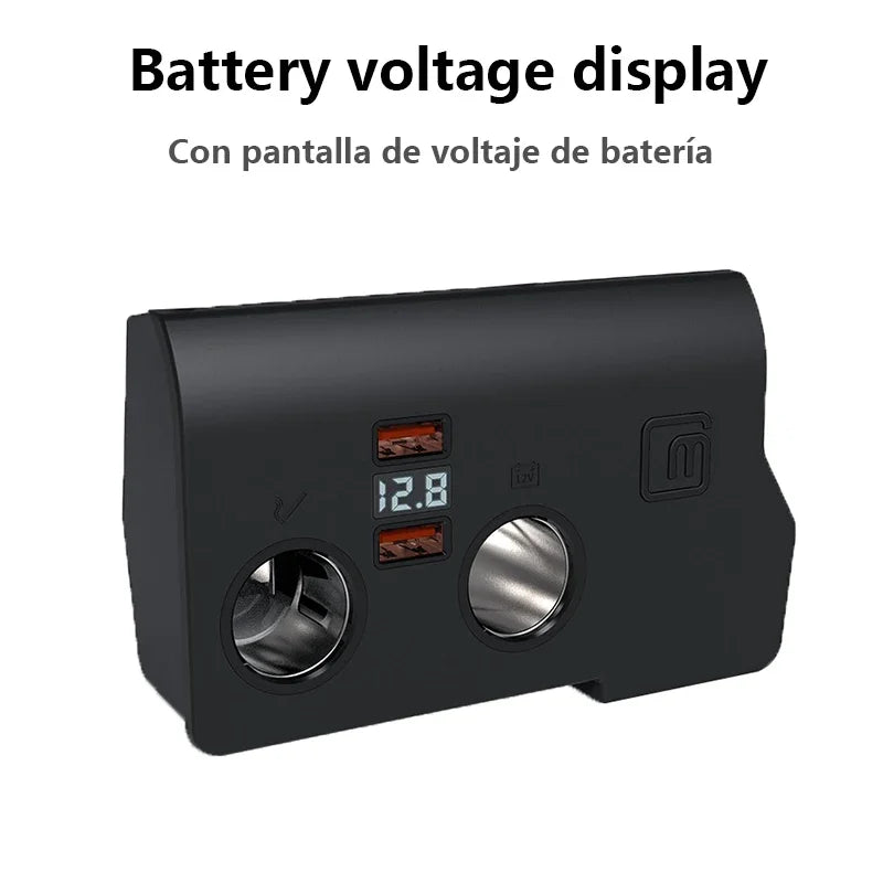 Car charger for Golf 5 MK5 Golf 6 MK6 EOS GTI Variant Bule e motion concept Cigarette lighter USB fast charging
