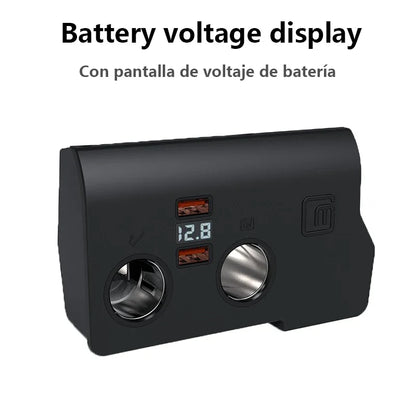 Car charger for Golf 5 MK5 Golf 6 MK6 EOS GTI Variant Bule e motion concept Cigarette lighter USB fast charging