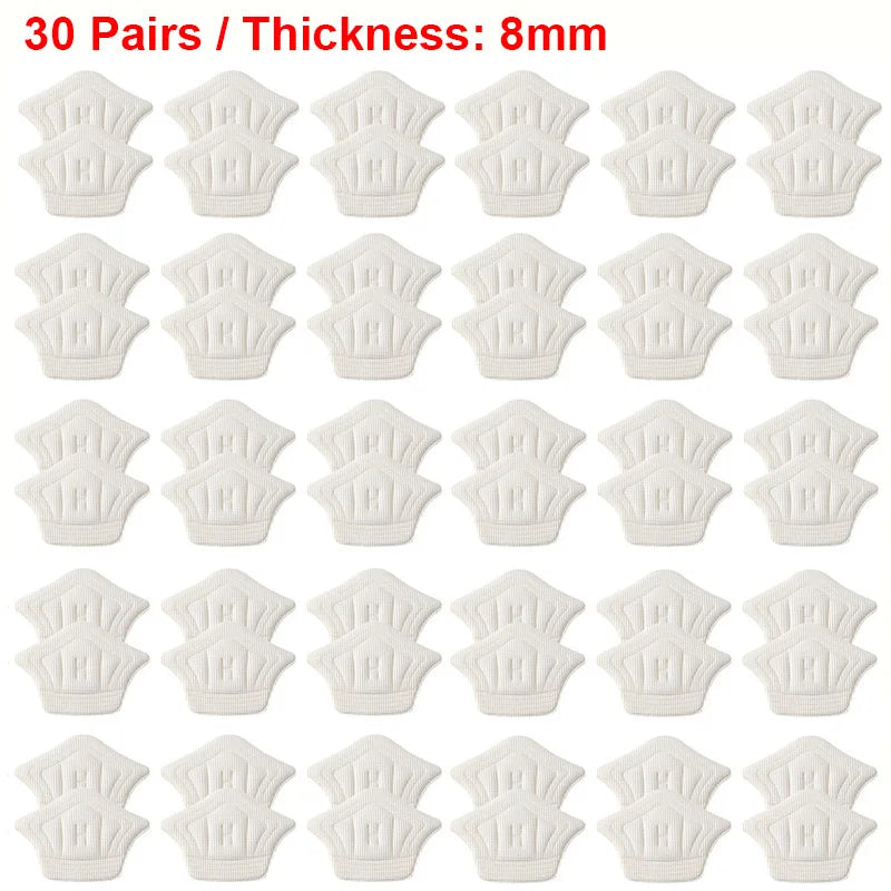 QR 6pairs/12pcs Insoles Patch Heel Pads for Sport Shoes Back Sticker Adjustable Size Antiwear Feet Pad Cushion Insert Insole