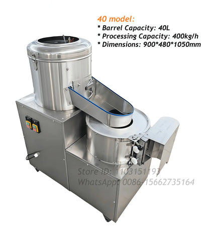 Multifunctional Potato Washing And Peeling Machine Taro Cutting Potato Peeler And Slicer Machine Carrot Potato Cleaning Machine