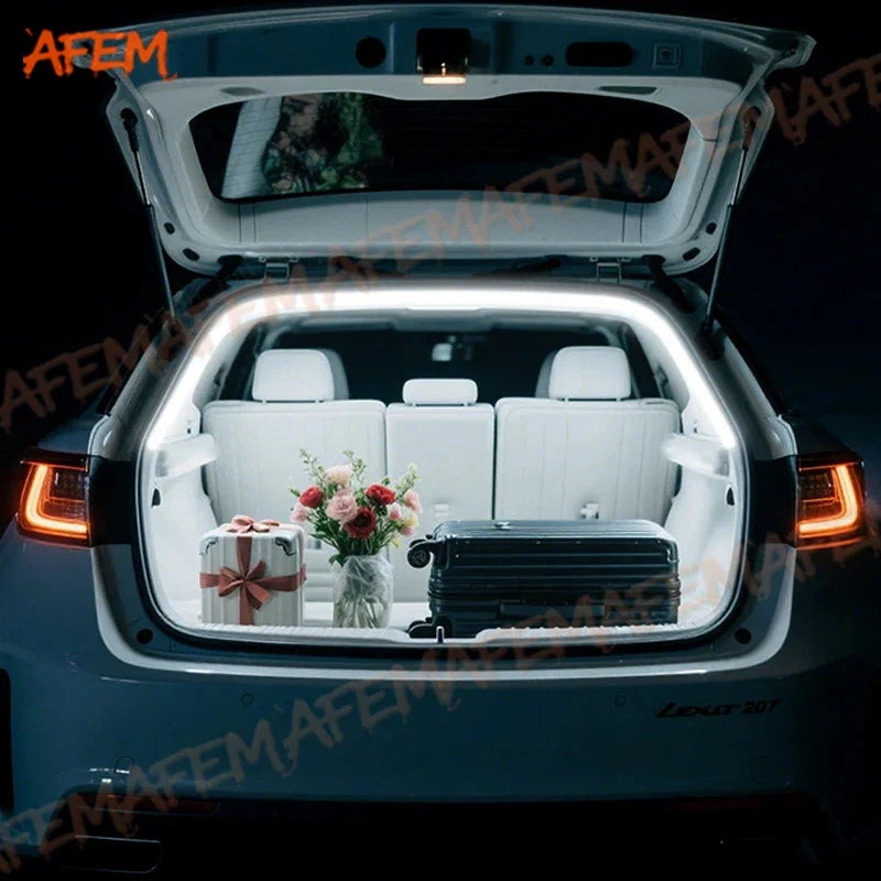 FOR 11-22 LEXUS CT200 Trunk Light Modification light Atmosphere lights White warm white Rear Trunk LED Light Bar