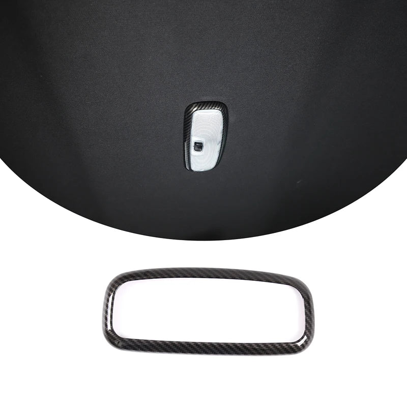 ABS Carbon Fiber For Ford Ranger Wildtrak 2015-2021 Car Center Control Shift Panel Steering Wheel Glass Lift Frame Sticker